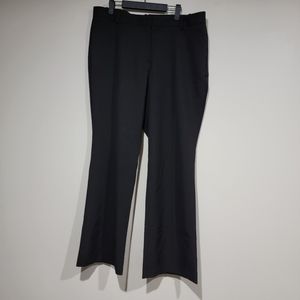 Worthington Womens Modern Fit Black Trouser Leg Relaxed Through Hip & Thigh